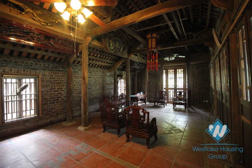 A unique villa with a luscious garden and swimming pool for rent in Tay Ho